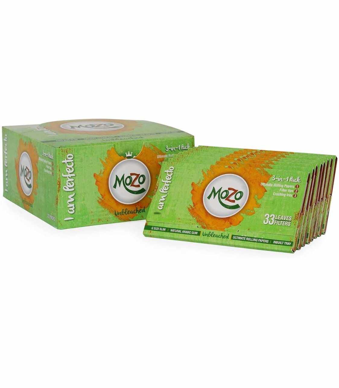 Mozo Rolling Papers with Filter - Pack of 22 -1 Mozo Rolling Papers with Filter - Pack of 22 -1