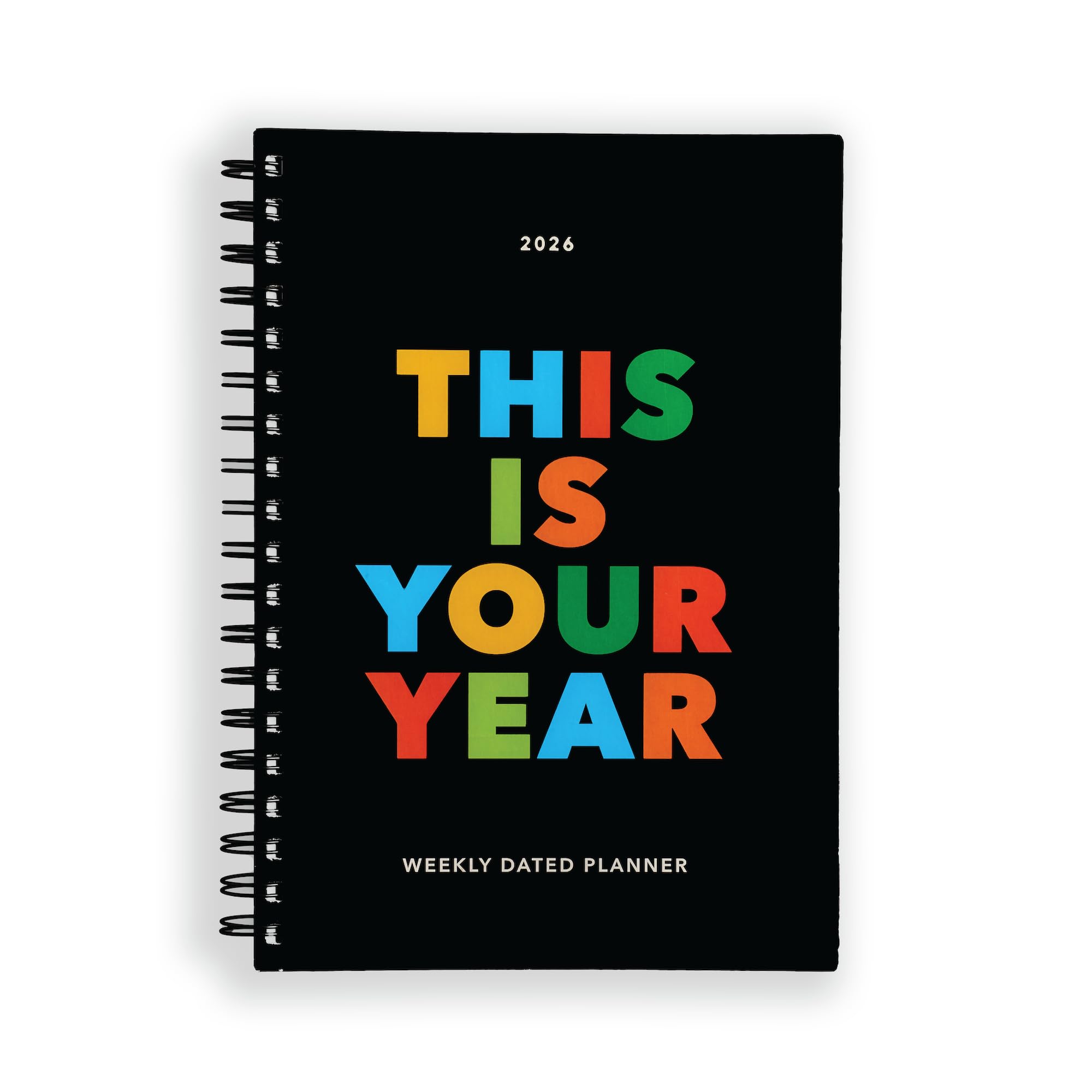 2026 Weekly Planner Dated | B5 Size | Hard Cover | 200 Pages, 80 GSM | Yearly Calendar, Monthly Overview & Weekly Spreads with Goals Tracker | Your Year (Black)-image-36