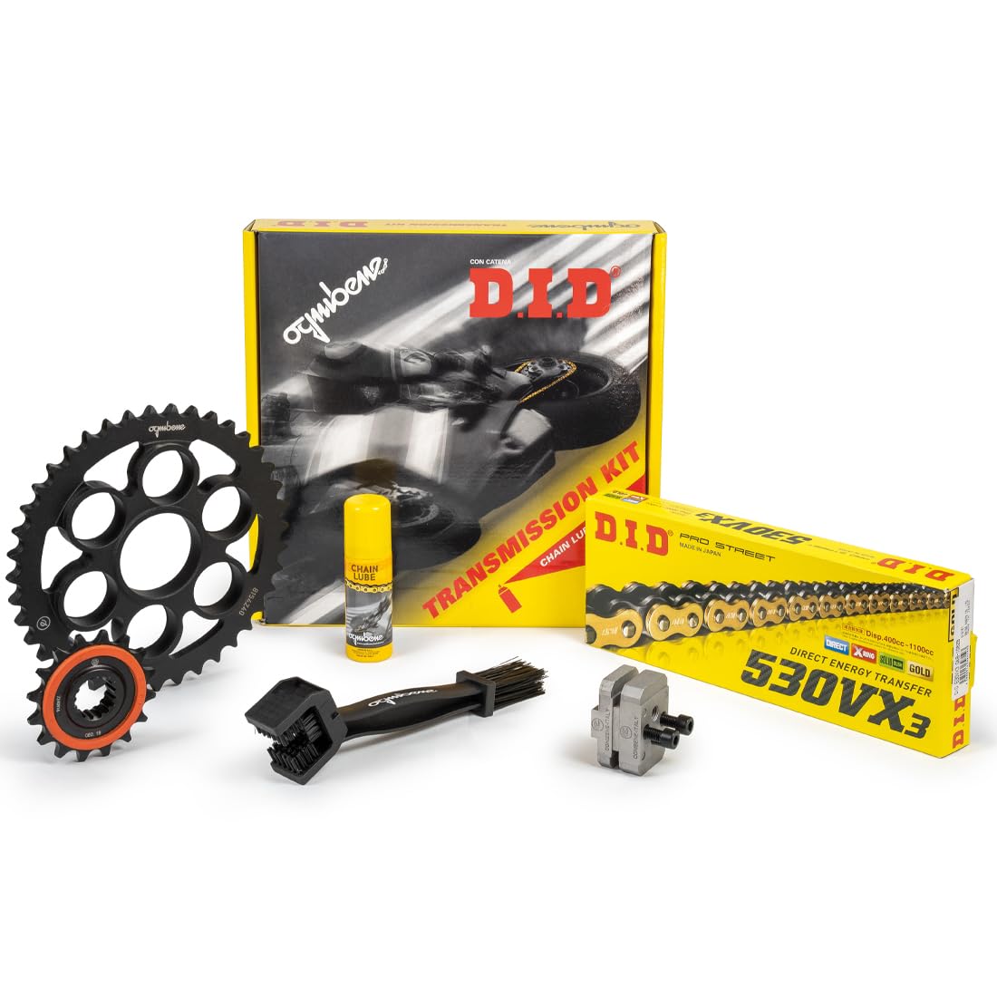 KIT TRASMISSIONE CATENA CORONA PIGNONE DID BENELLI TRK 702 - X 2023 2024