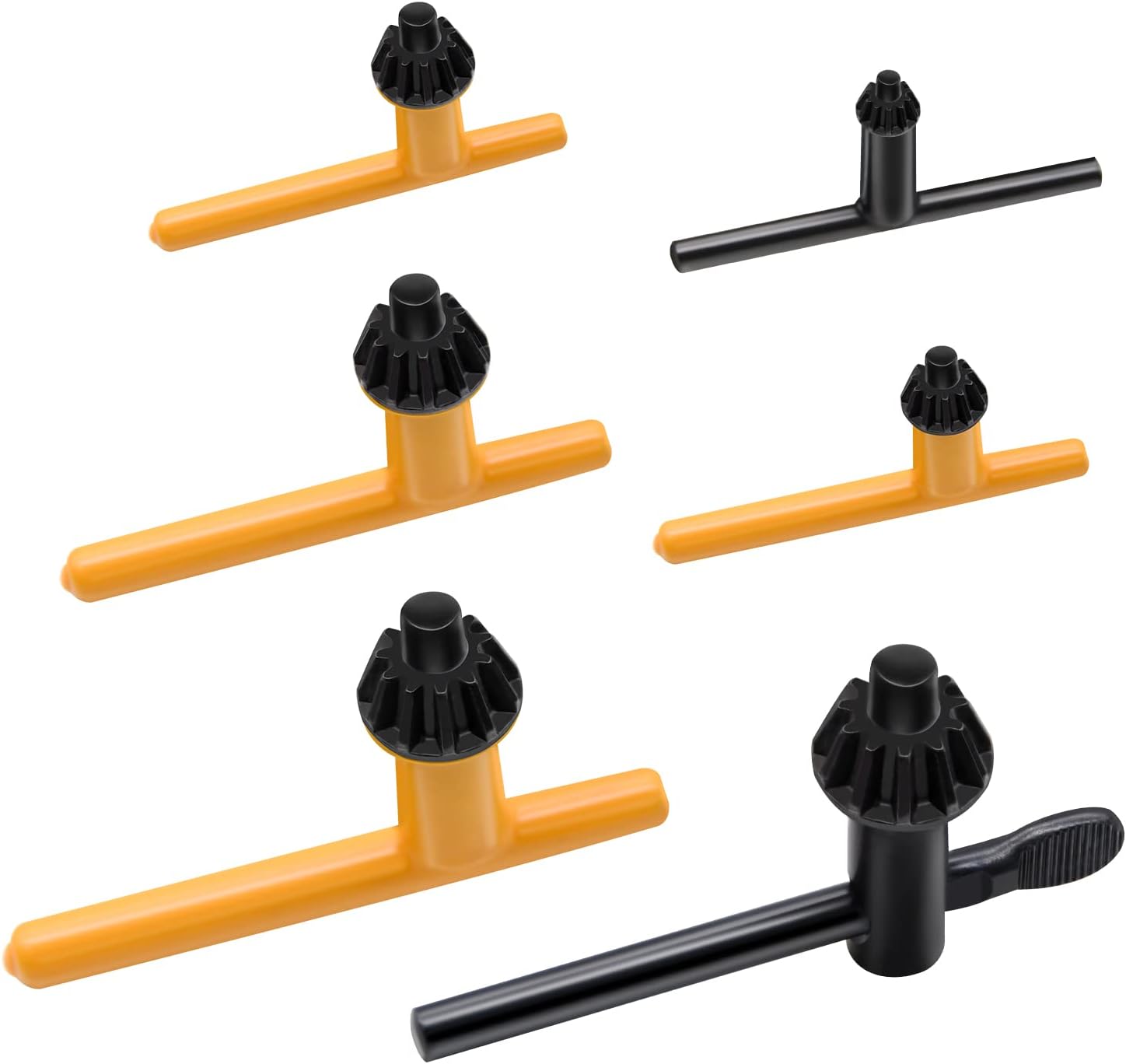 Drill Chuck Key Wrench, 6 Sizes Drill Press Clamping Wrench Chuck Press Wrench Key