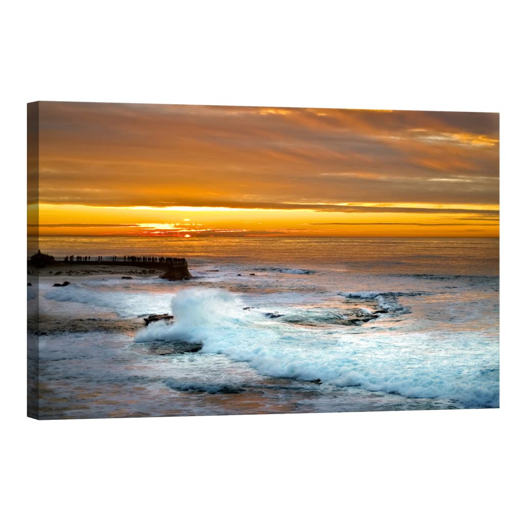 Tableau toile Nature DCL325-2 phosphorescent grand format 80x120 cm