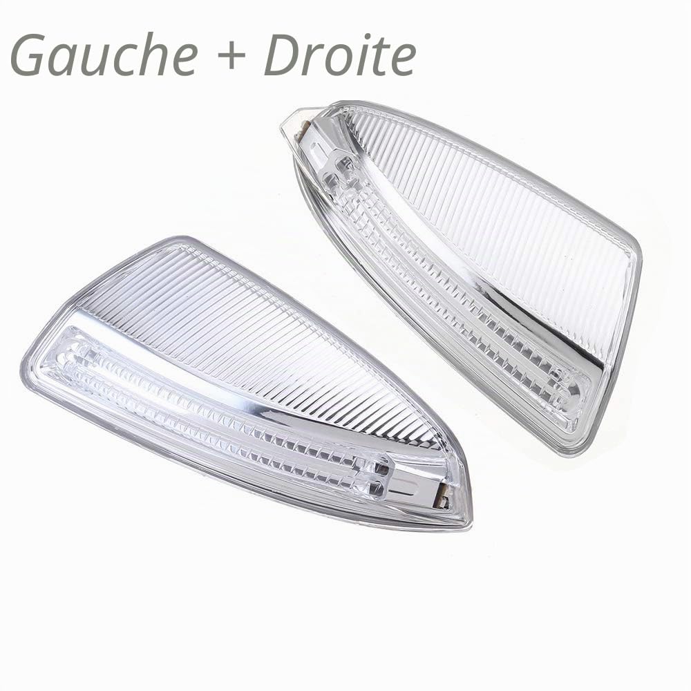 MASO W204 W164 Classe ML300 Clignotant rétroviseur extérieur Clignotant, côté Clignotant Del - 1 Paire (Gauche + Droite)