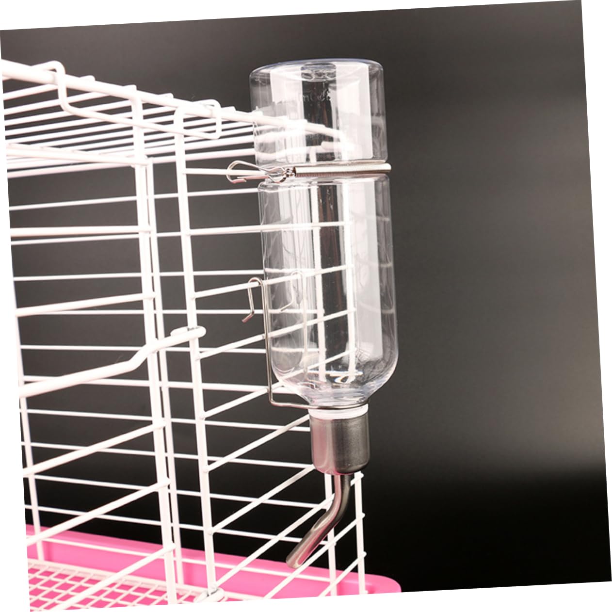 6pièces Bouteille Eau pour Petits Animaux Distributeur Eau pour Hamster Et Rongeurs Anti-Fuite Et Transparent Lot