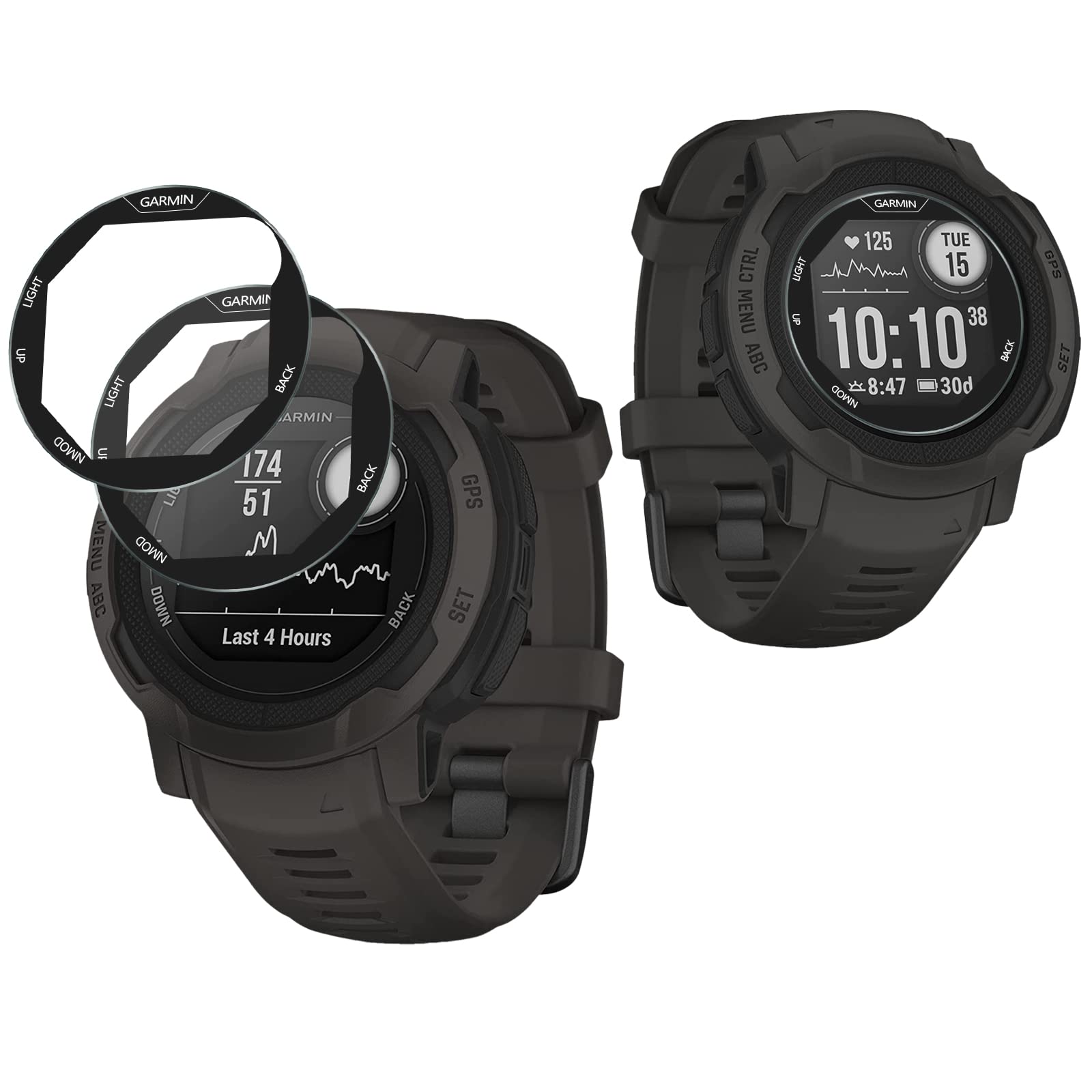 Savvies - Protecteur D'écran En Glas Pour Garmin Instinct 2X Solar - Verre De