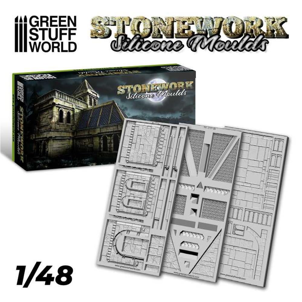 Green Stuff World Stonework Silikonformen