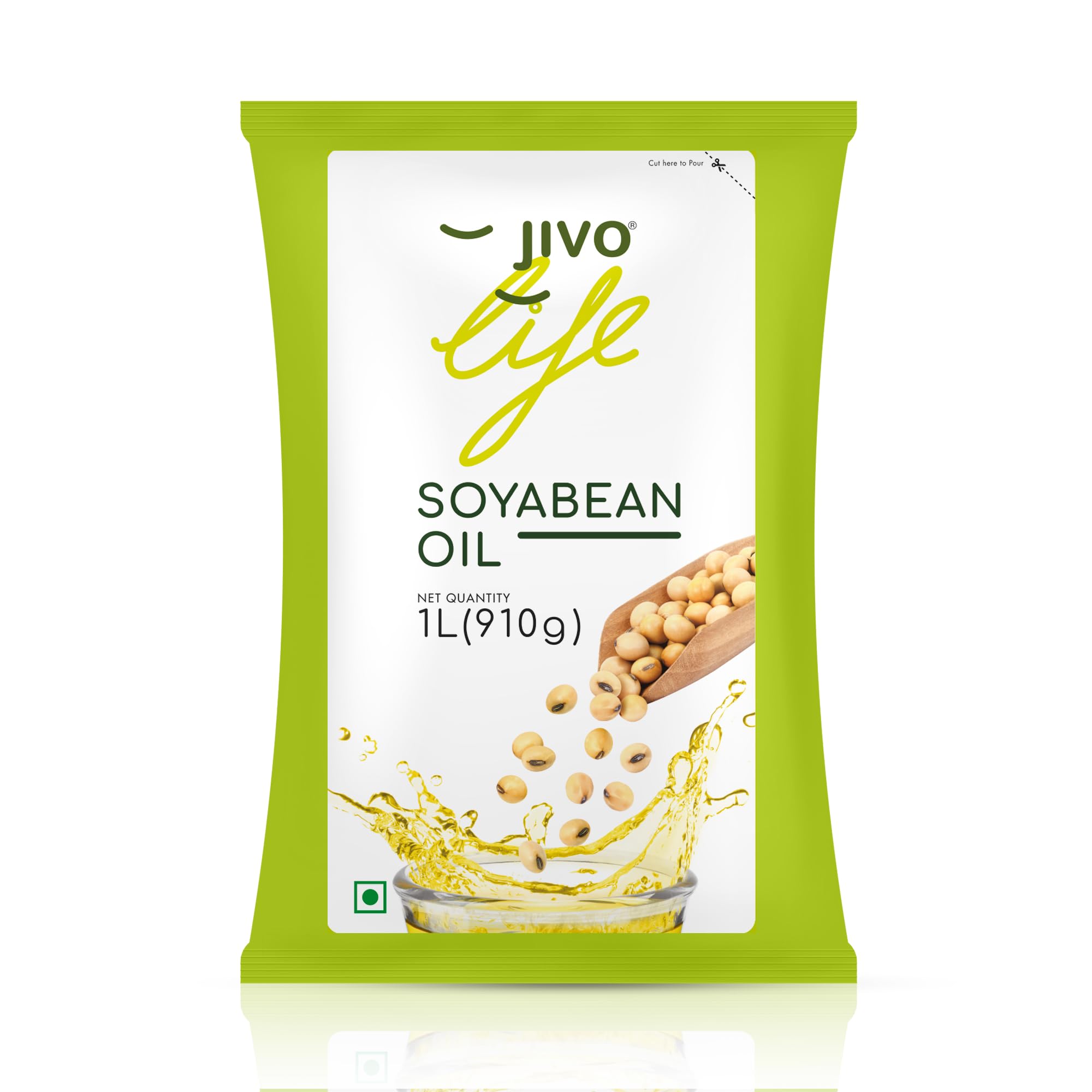Jivo Soyabean Oil Pouch 1L - Pure & Healthy Cooking Oil | Ideal for Roasting, Frying, and Baking | High in Omega-3 and Low in Saturated Fat | for Daily Use (B0BZ4WPT43) Amazon Price History, Amazon Price Tracker