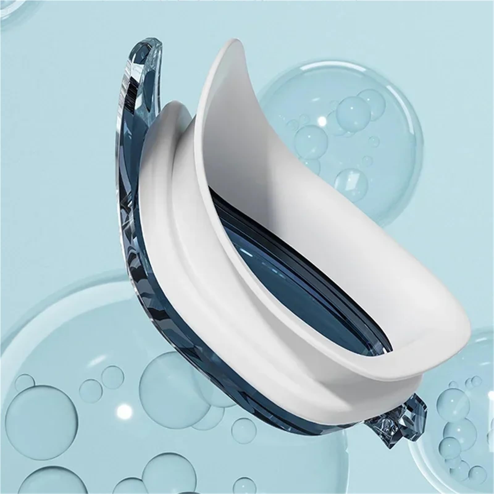 JUANYAO Schwimmbrille wasserdichte Schwimmbrillenkappe for Erwachsene, HD-Antibeschlag-Schwimmbrillen-Set, Silikon-Schwimmbrille mit Ohrstöpseln, Schwimmbrille Für Schwimmen
