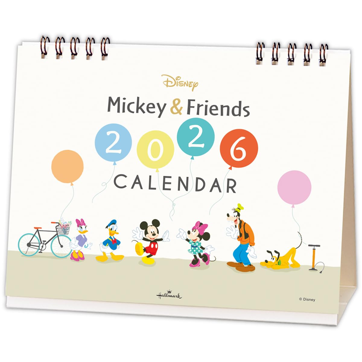 ディズニーホテル　卓上カレンダーホルダー 日本ホールマーク 日本HM2026年 卓上カレンダー ディズニー くまのプー