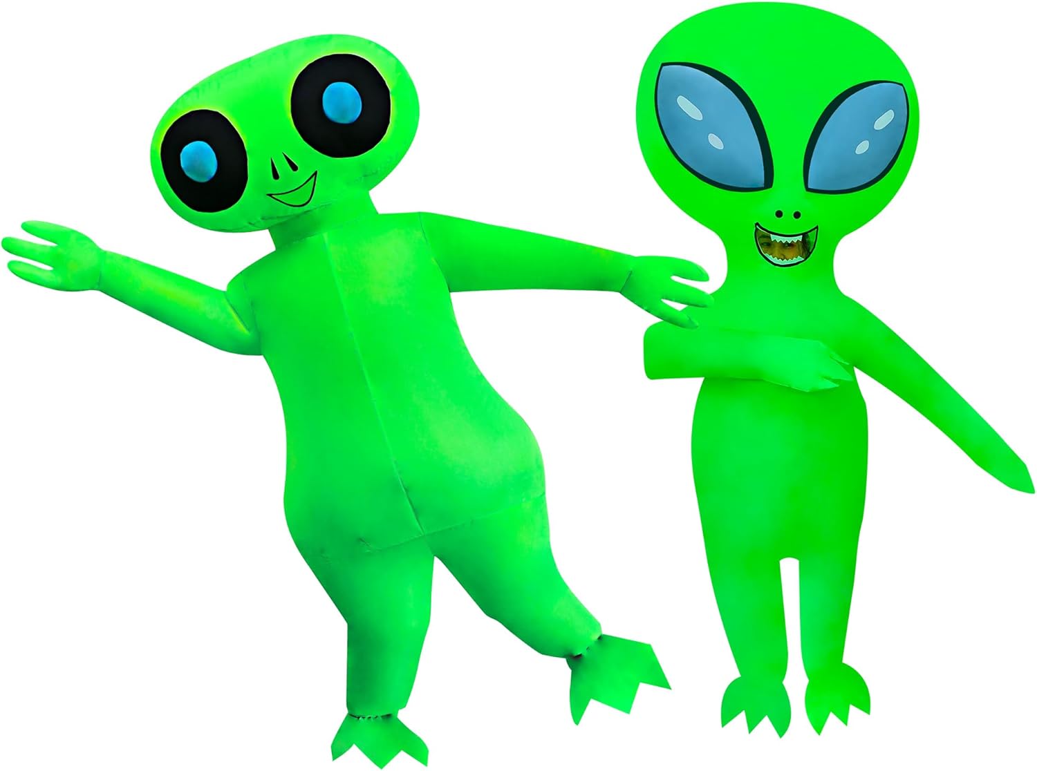 2 Packs Inflatable Alien Blow Up Costume Adult Inflatabe Suit for Halloween Party/Birthday/Carnival - Image 3