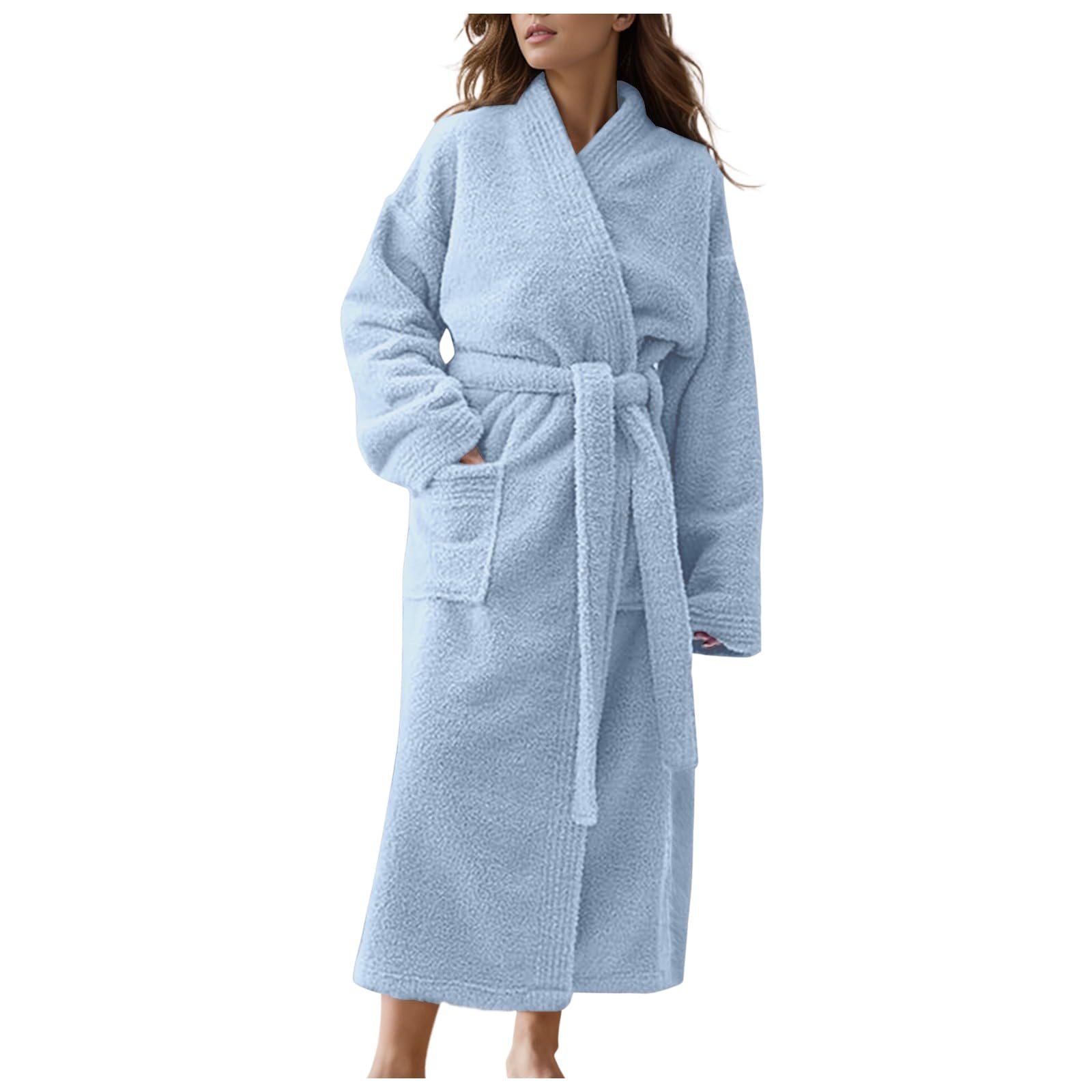 Albornoz Mujer 100% Algodón, Toalla Rizo Americano 450 gsm, Albornoces Juveniles, Ducha, Piscina, Bata Baño, Unisex,Hombre, Tallas S M L XL XXL 3XL