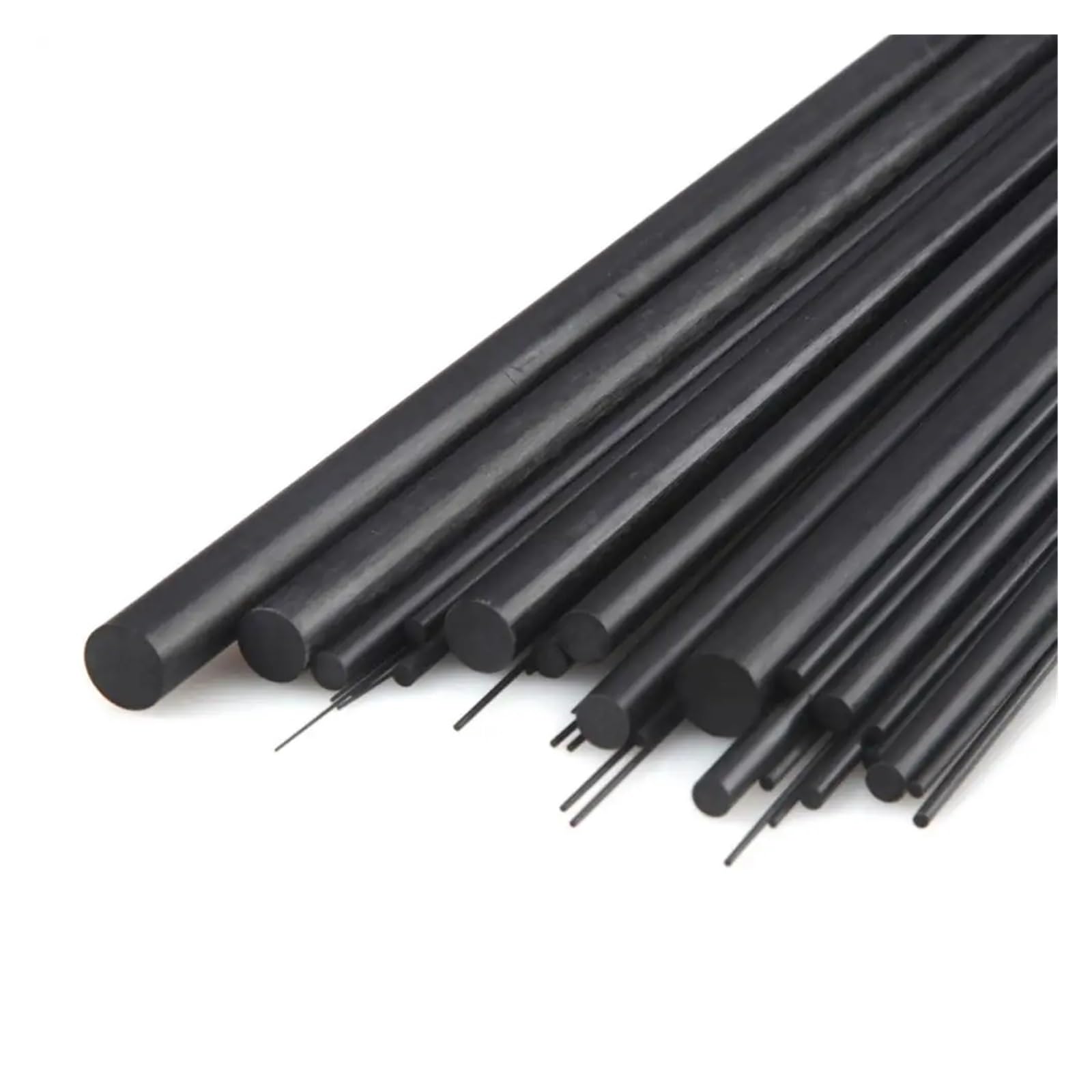 Tige en fibre de carbone Lot de 5/10 tiges en fibre carbone 1 mm, 2, 3, 4, 5, 6, longueur 500(4.5mm 10pcs)