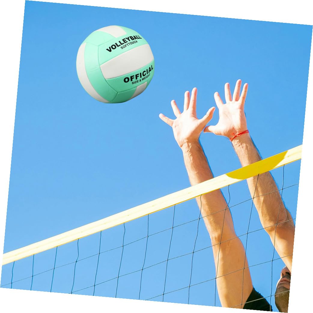 Balones de Vóleibol para Adultos Tamaño 5, 2 Piezas, Material PU Agarre Cómodo y Alta Resistencia, Ideales para Entrenamiento y Competiciones en Interiores
