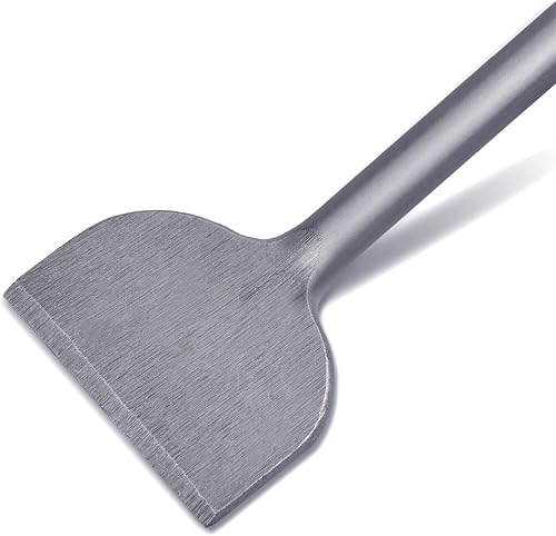 Miniatura 4 de Cincel de raspado SDS Plus de 1.57 x 10 pulgadas (1.575 x 9.843 in) para azulejos de mampostería, cemento, cemento, ladrillo, piedra, pared (doblado