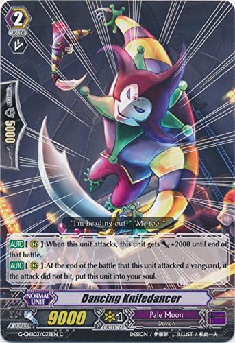 Dancing cuchillo Dancer de g-chb03/033en – C – G Character Booster 3: Rummy Labyrinth bajo la luz de la luna