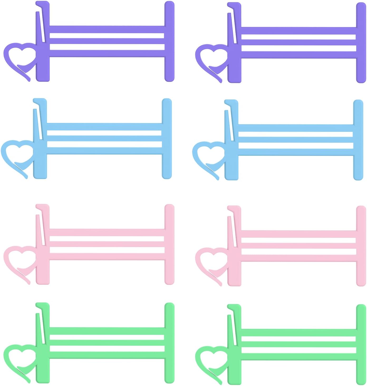 8 Pcs Large Crochet Bobbins - 4 Inch Thread Bobbins to Prevent Tangles, 4 Colors - Tangle-Free Yarn Spools for Knitting, Crochet, and Weaving Projects