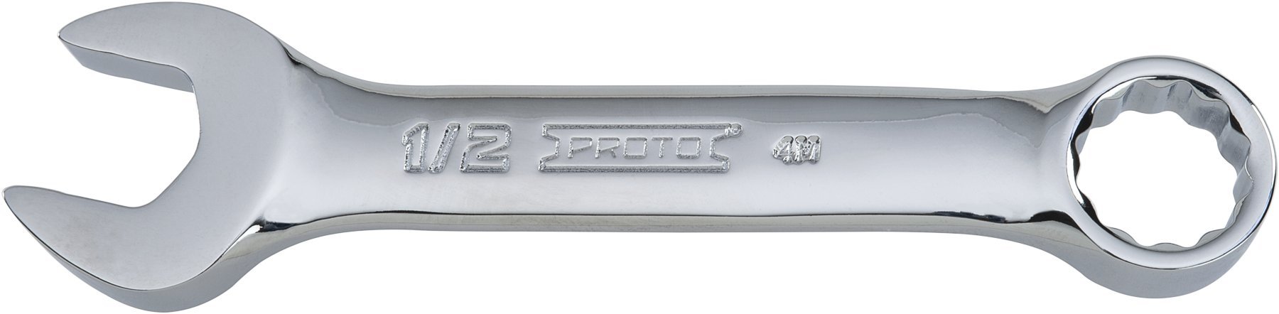 Stanley Proto j1216es 12 Point Full pulido corto llave de combinación, 1/2-inch