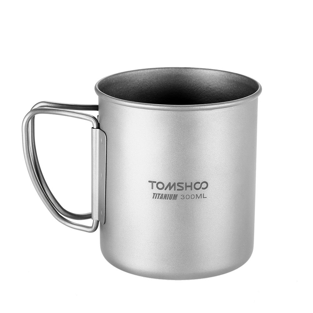 Tasse en titane ultra-légère 300 ml, le gobelet durable de pique-nique