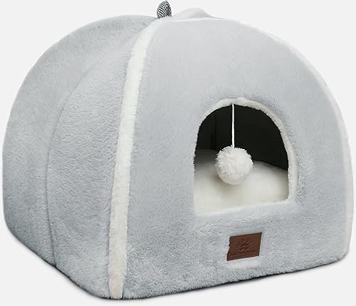 Cat Beds for Indoor Cats-Cat Bed Cave House Tent for — bottom and base construction detail