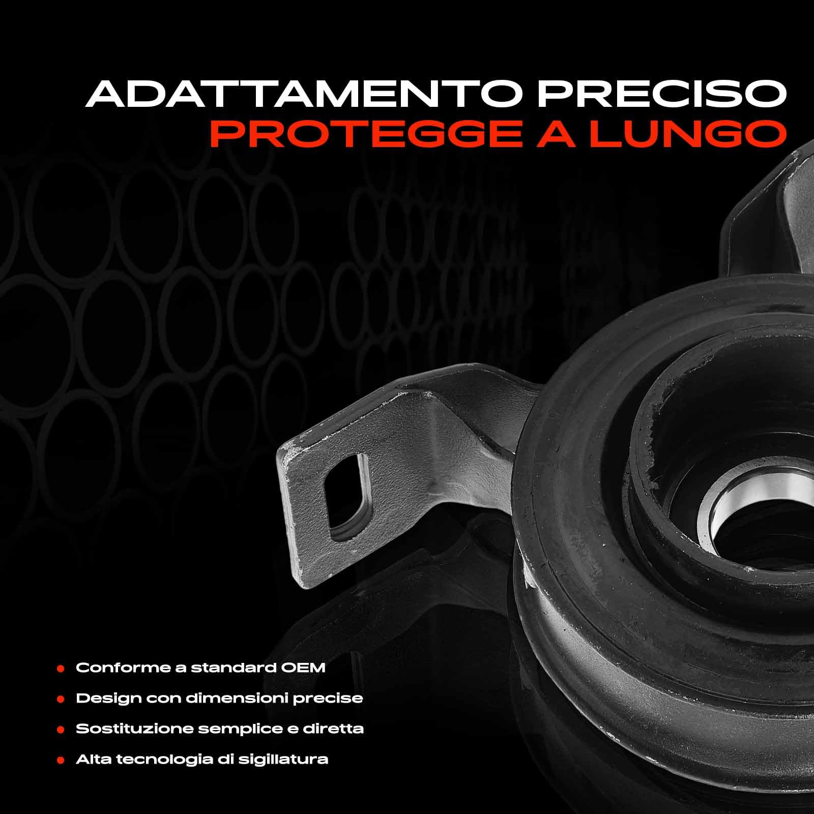 Frankberg 2x Cuscinetti alberi cardanico Cuscinetto centrale albero cardanico Compatibile con Freelandel Soft Top L314 Freelandel L314 Replace# ADJ138001,TOQ000040