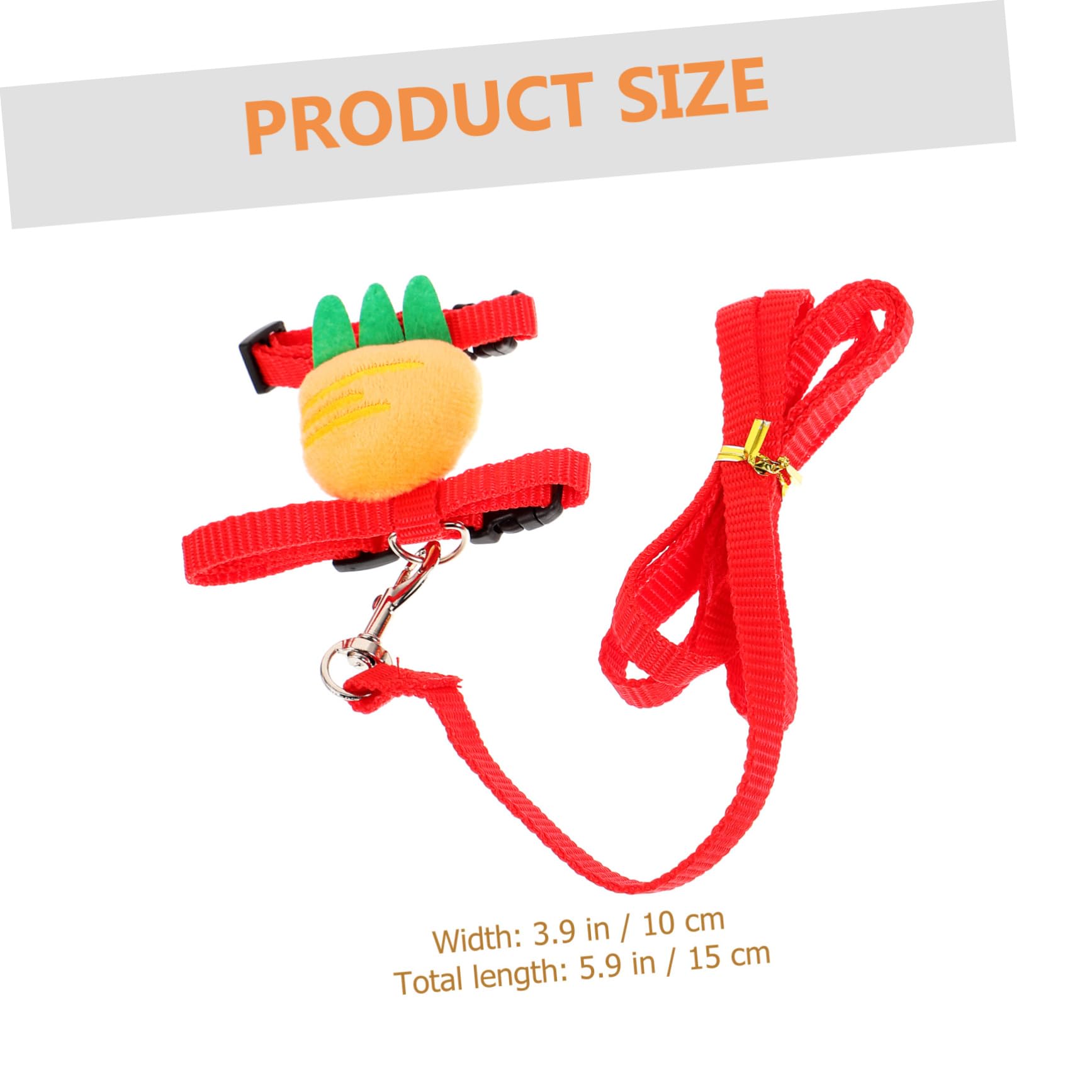 GANAZONO Adjustable Rabbit Cat Leash Comfortable Harness Bunny Harness and Leash Set