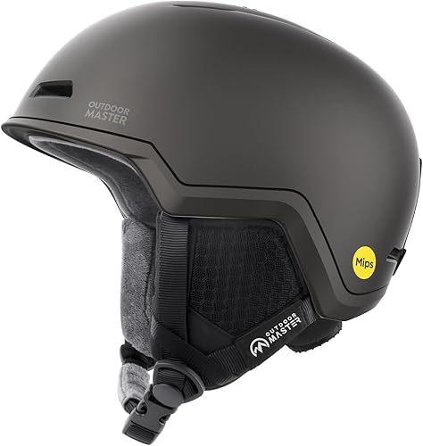 OutdoorMaster Diamond MIPS - Casco de esquí - Casco de snowboard para hombres, mujeres y jóvenes, sistema de protección cerebral de seguridad