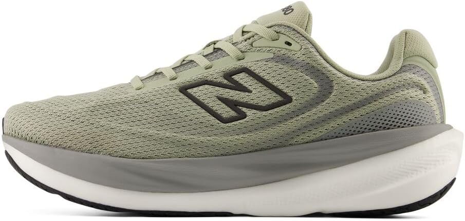 New Balance Men's 1080 V15 Running Shoe Olivine Faded Black