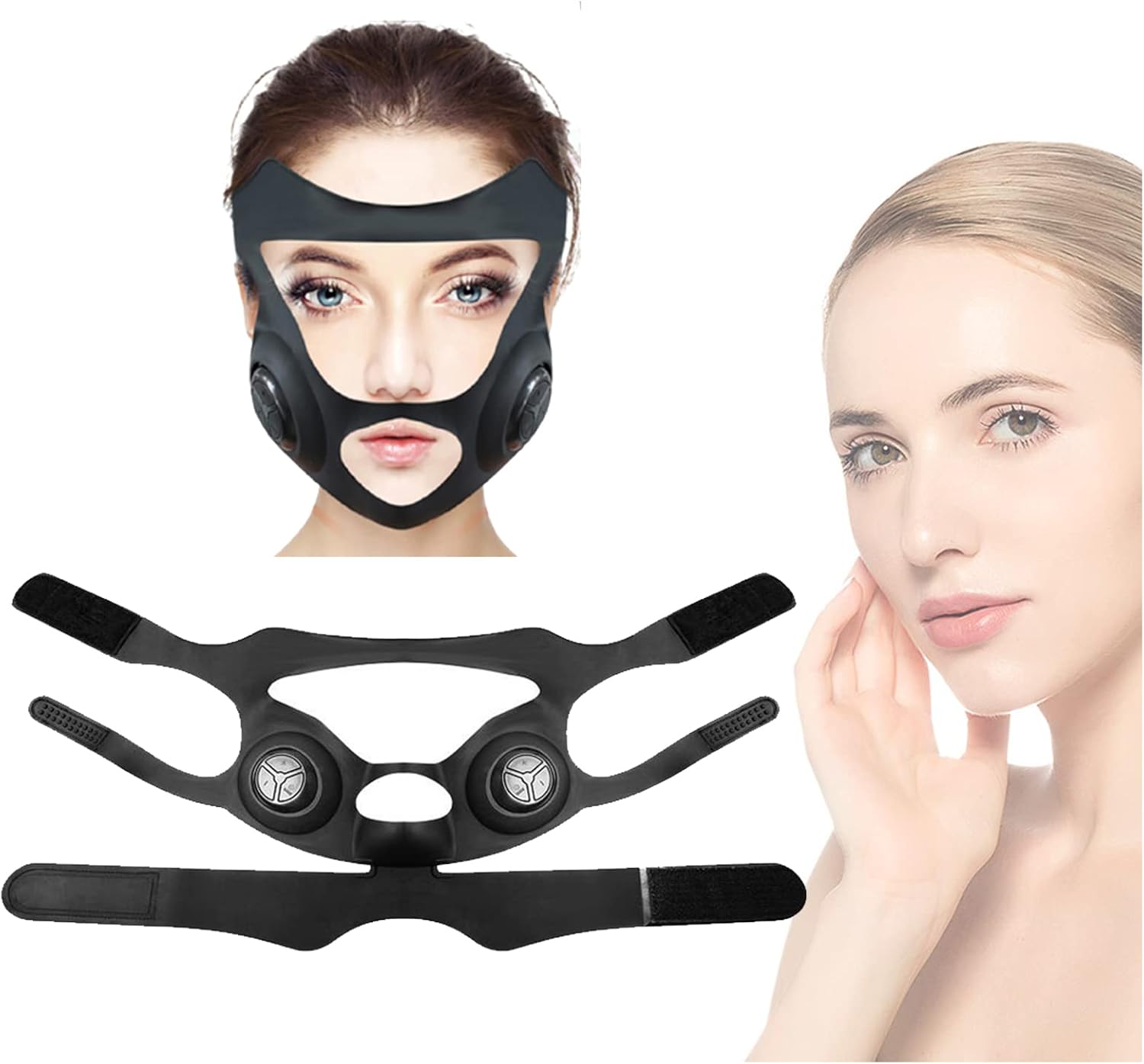 HHYGR 2 in 1 V-Face Massager, Facial Double Chin Reducer Machine, Face Slimming Massager, for Face Tightening and Lifting : Beauty & Personal Care