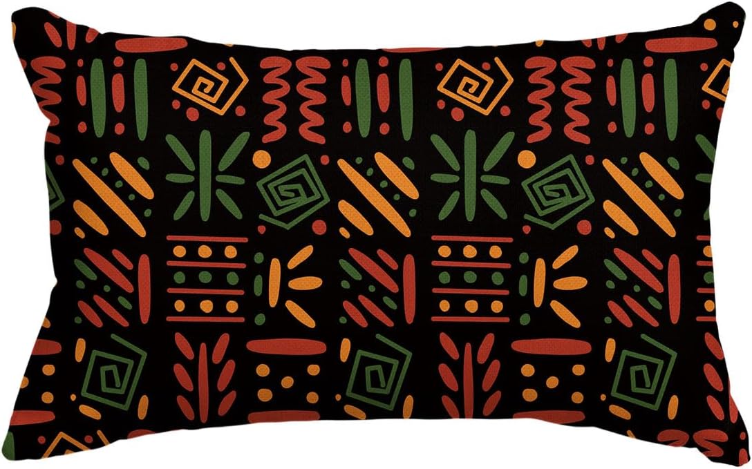 AVOIN colorlife Kwanzaa African American Throw Pillow Cover