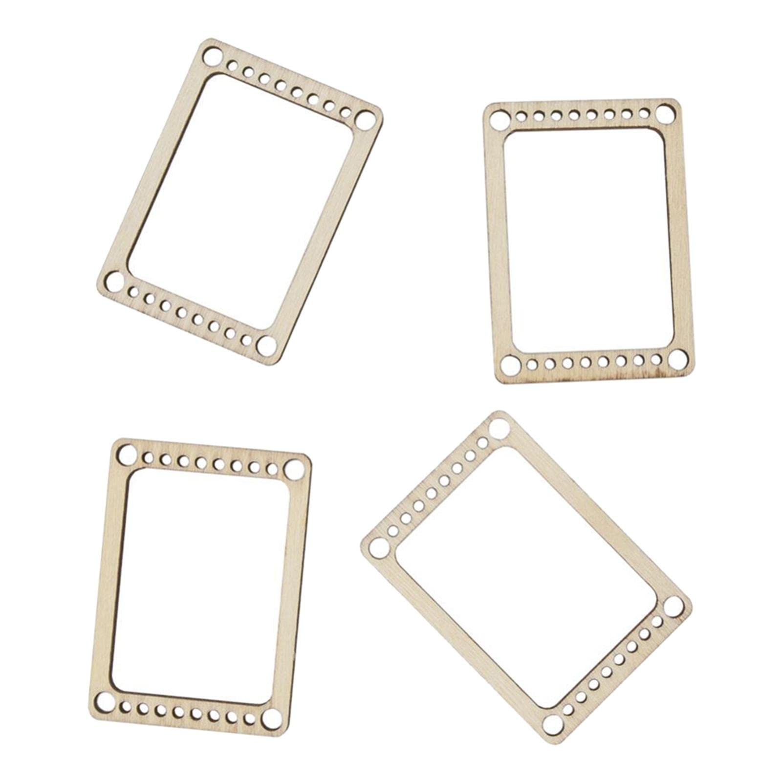 the style sutra THE STYLE SUTRA® 4X Weaving Looms DIY Adults Woven Weave Frame Knitting DIY Knit Handloom | 4 Pieces Mini Weaving Looms-picture-13
