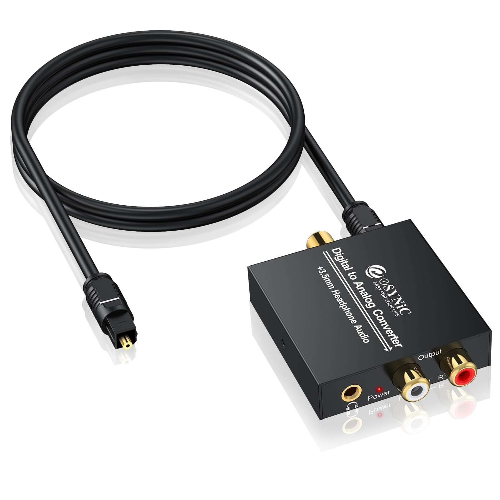 【新品】レコード デジタル変換器 Amazon.co.jp: eSynic 192KHzデジタル アナログ変換器 DAC オーディオ