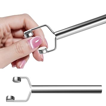 3 IN 1 Cat Eye Nail Magnet,Y-Shaped Double Head Magnetic, Multifunctional Gel Nail Polish Magnet Design Tool, Powerful Force Magnet for Salon Studio Home Manicure,3D Nail Art Accessories