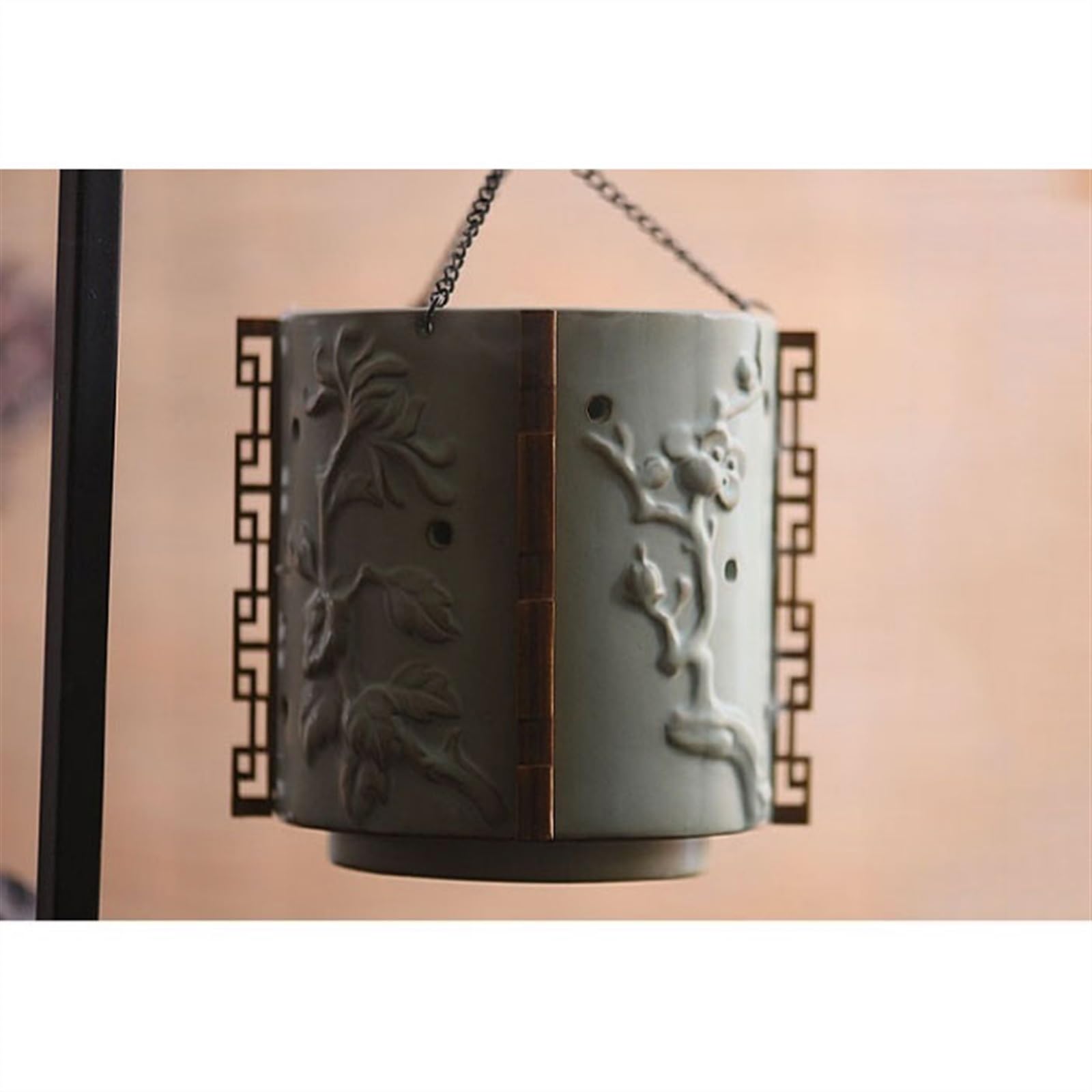 porta incenso domestico Bruciatore di incenso appeso squisito Ornamenti decorativi creativi retrò Bruciatore di aromi for la casa