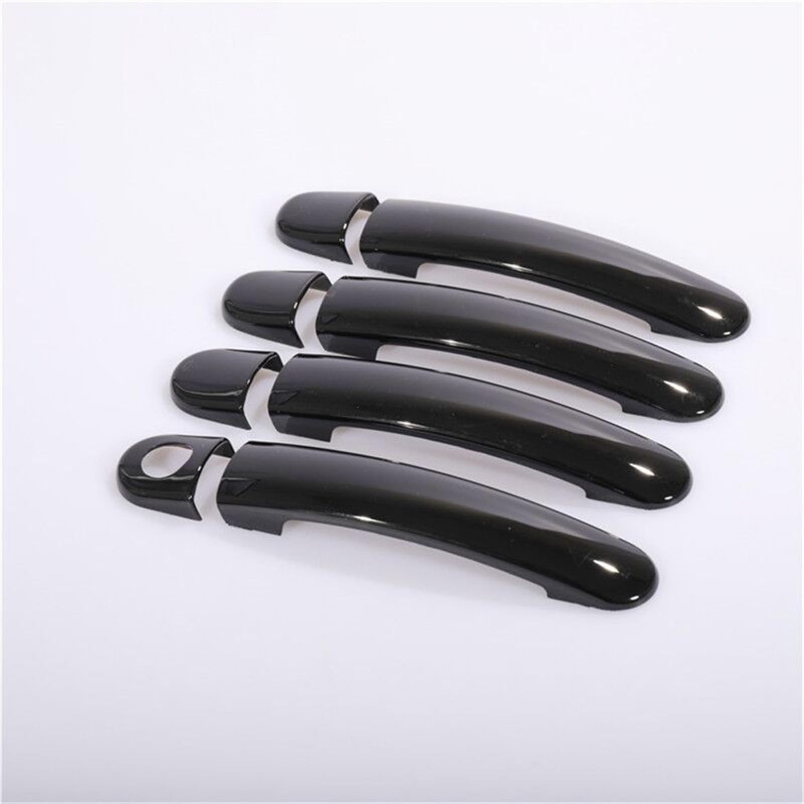 Csspdm Style1 Gloss Black Chrome Car Door Handle Covers Accessories Styling For Vw For Golf 5 Mk5 For V Rabbit 1K 2004-2009(Style1)