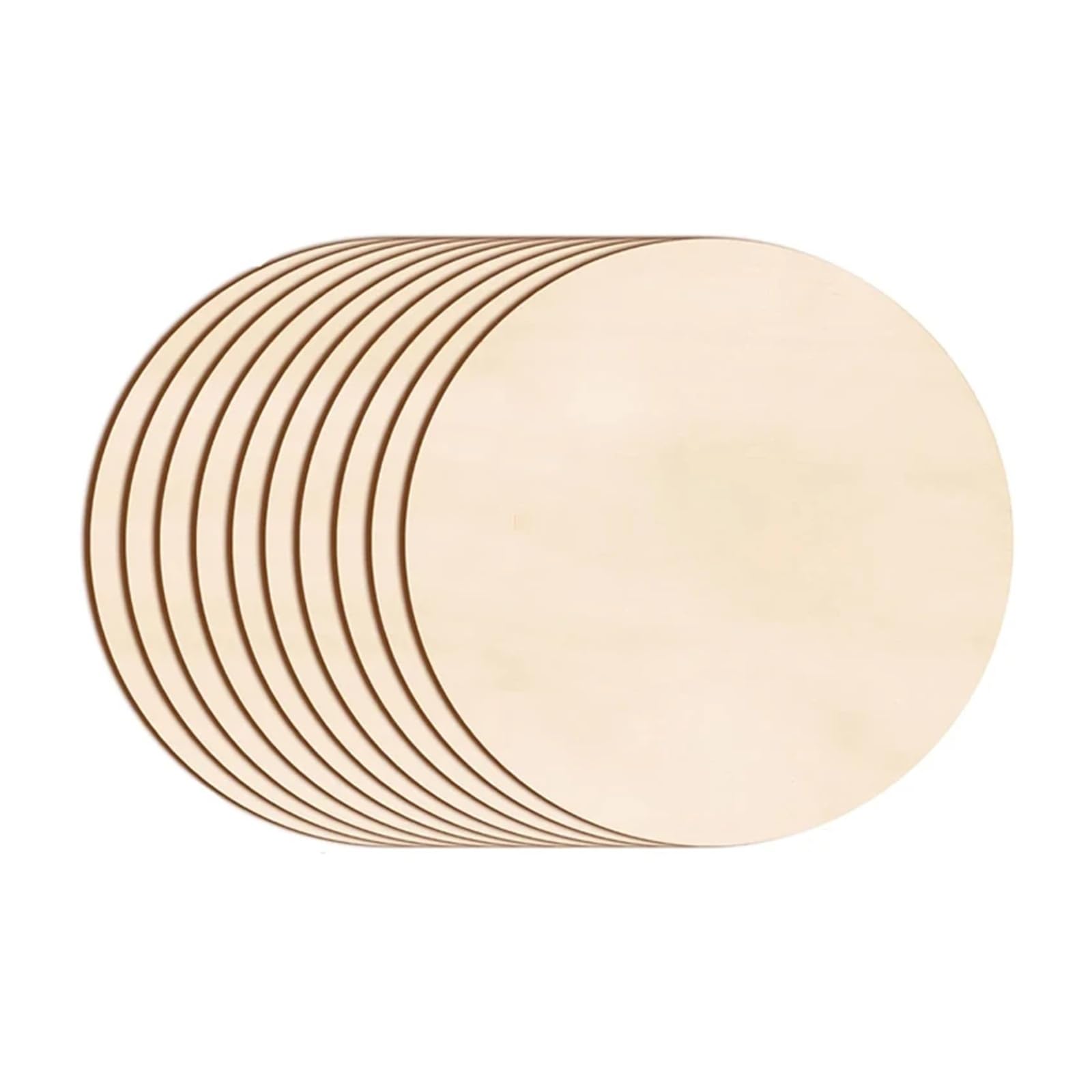 Rzeźba w drewnie, 15-30 cm, naturalne, niedokończone drewno, okrągłe plasterki, puste drewniane rundy do majsterkowania, sztuki, dekoracji wnętrz, palenia, rzeźbienia i malowania drewnianych patyczków
