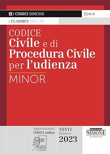 Codice Civile e di Procedura Civile per l'udienza - Minor