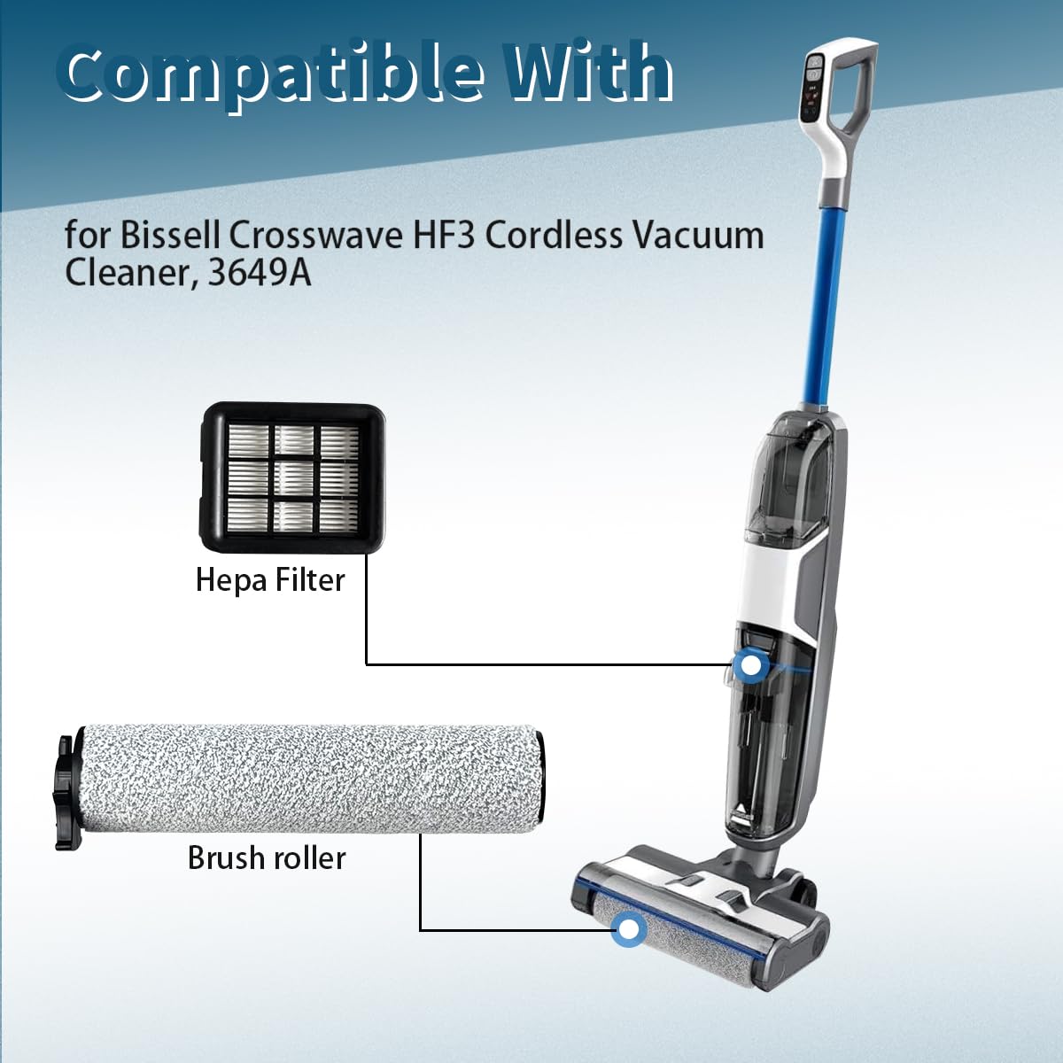 De Filtres à Rouleaux de Brosse de Rechange pour Aspirateur BISSELL