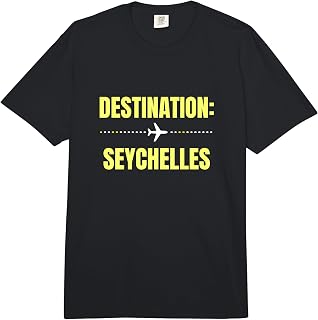 World Travel Vacation Holiday Seychelles Comfort Colors Adult Heavyweight T-Shirt