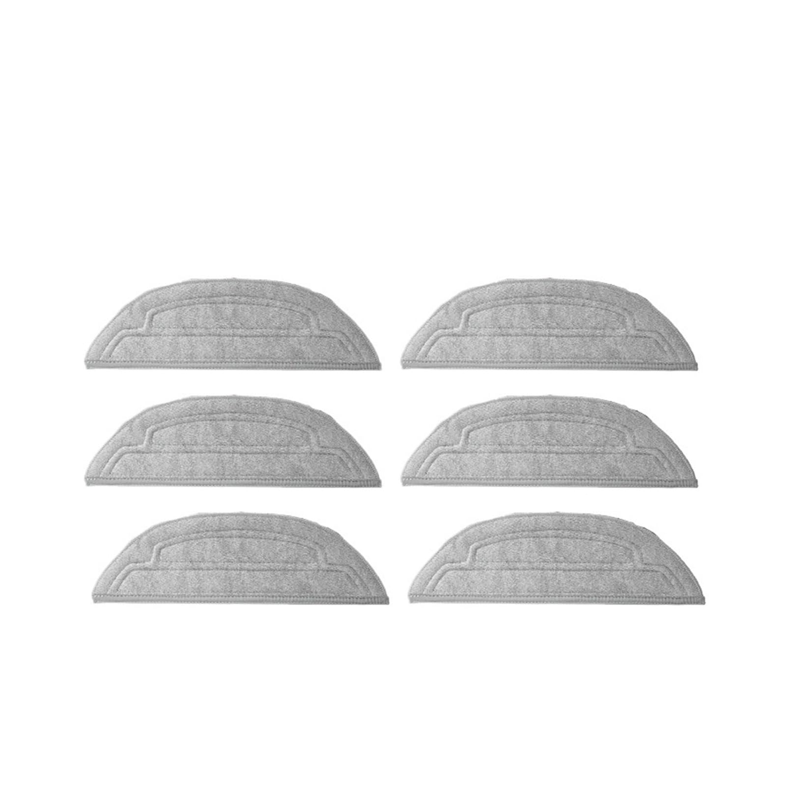 SLAQEYDJS Replacement Mop Cloth Compatible With Roborock S9 MaxV Ultra Saros 10 S90ver A1460RR Robotic Vacuum Cleaner(6pcs)