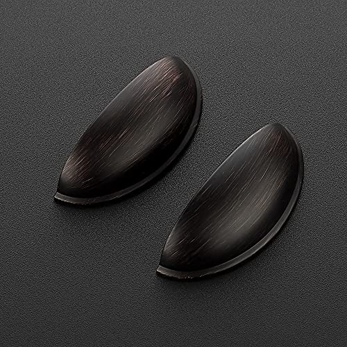 Image of Ravinte Oil Rubbed Bronze Drawer Pulls Cabinet Cup Pulls 3 Inch 25 Pack | Kitchen Hardware, Cup Pull Shape, Cabinet Handles, Drawer Handles, Smooth Drawer Grip,For Dressers, Cupboards