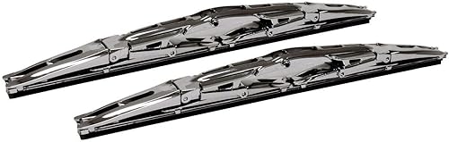 Miniatura 2 de 2 limpiaparabrisas cromados dobles de 20 pulgadas y un ambientador sorpresa