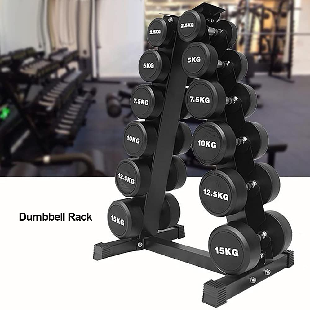 Porta Manubri, Supporto Per Manubri In Acciaio A 3 Livelli/6 Livelli, Porta Manubri Per Casa E Palestra (Solo Supporto), Capacità Massima: 200 Kg,6Tier
