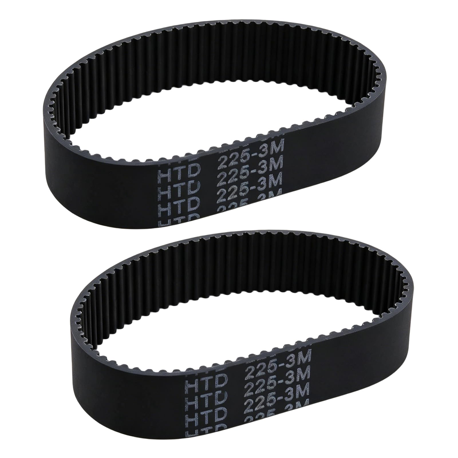 GVSS 2 x High Strength HTD 225-3M-17 mm Rubber 75 Teeth Belt for Belt Sander, Universal Compatible with Bosch PBS75A GBS75A GBS75AE