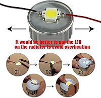 Vista 5 de LOHAS® 100W LED Chip Cool White Bulb High Power Energy Saving Lamp Chip