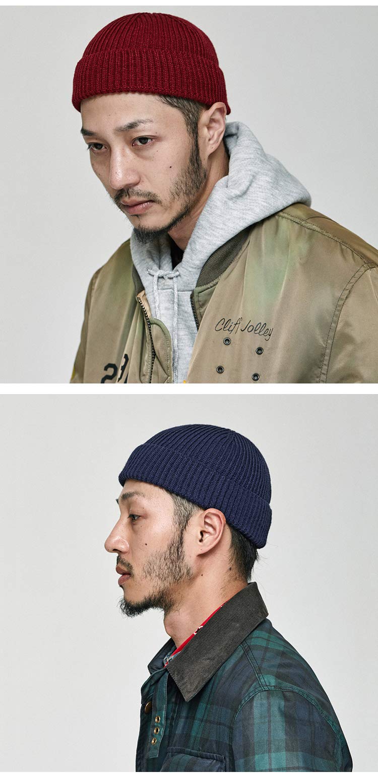 JFAN Miki Hat Swag in Maglia Retro Trawler Invernale Beanie Hat Cappellino da Baseball Unisex Cappello a Maglia Moda