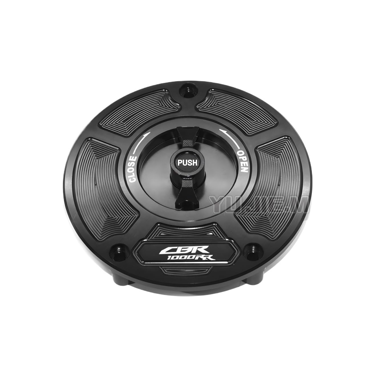 Tappo serbatoio Misura per HONDA CBR1000RR CBR 1000RR SP 2017 RR-R 2014-2021 Tappo del serbatoio del carburante Coperchio del serbatoio del gas senza chiave a sgancio rapido(Black)