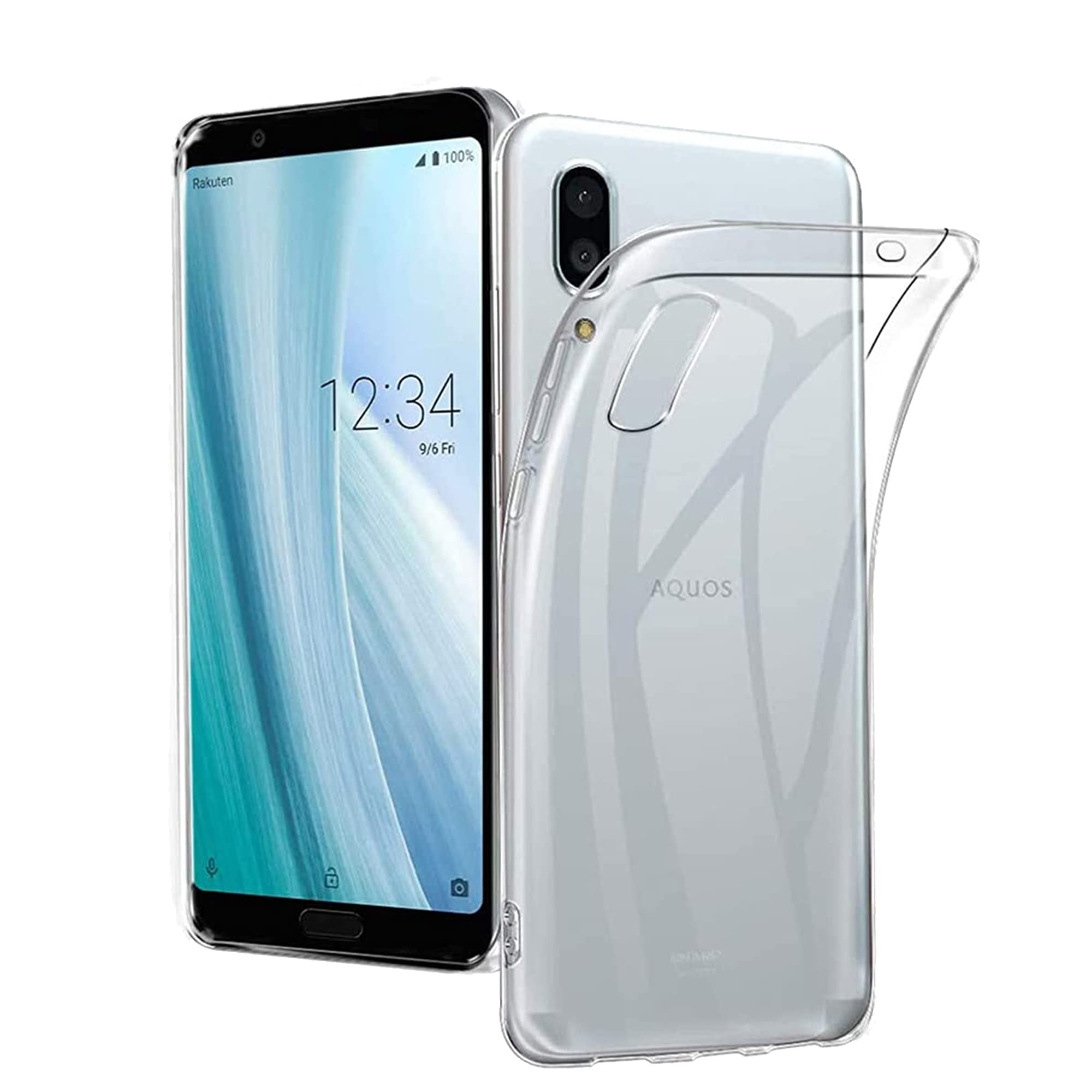 Amazon | AQUOS Sense3 plus SHV46 用の ケース SH-RM11 クリア カバー