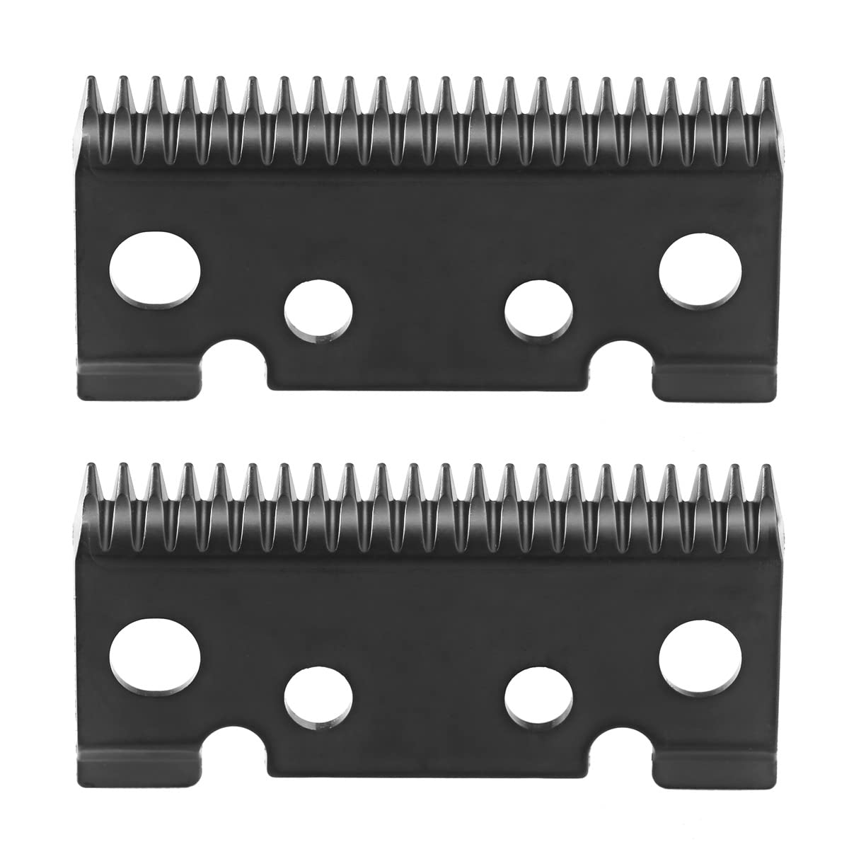 2 PCS Black PRO Ceramic Blades Replacement Blades fit Andis Master Clipper Ceramic Moving Blade for Andis Master Hair Clippers