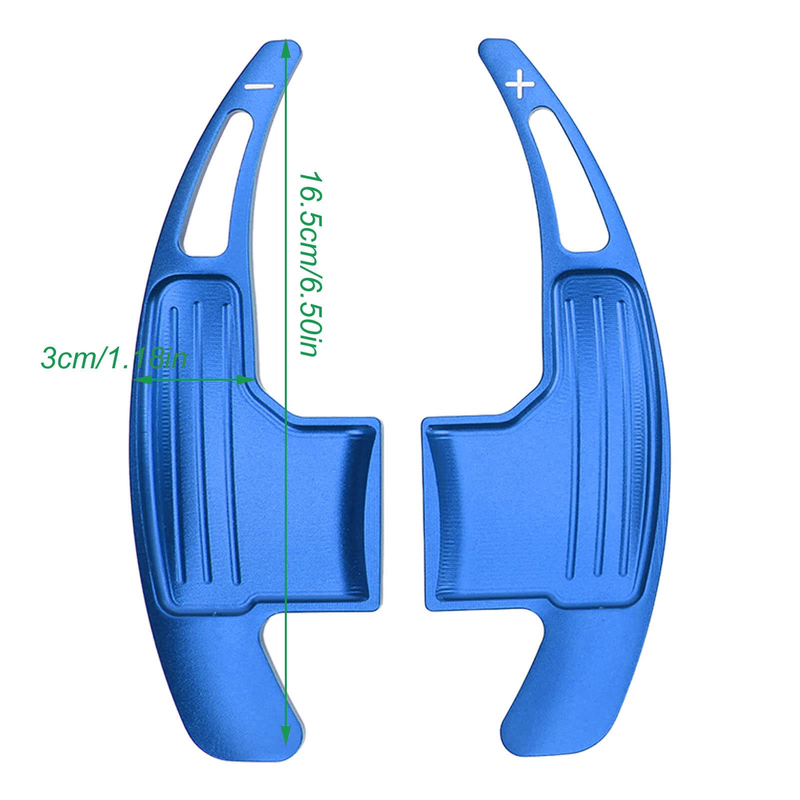 KIMISS Estensione Leve Cambio Al Volante In Lega Di Alluminio Per Ford Mustang V6 EcoBoost GT Shelby 2015-2022 – 1 Paio, Nero