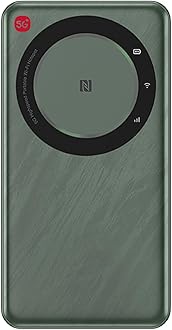 U30 Air Pocket WiFi Router Global Version 5G, 867Mbps WiFi 5 (802.11ac), Dual-Mode 5G (SA/NSA), 7-Antenna 4x4 MIMO, 10-Device Connectivity, NFC One-Tap Pairing, 4500mAh Battery, USB-C 3.0, Green