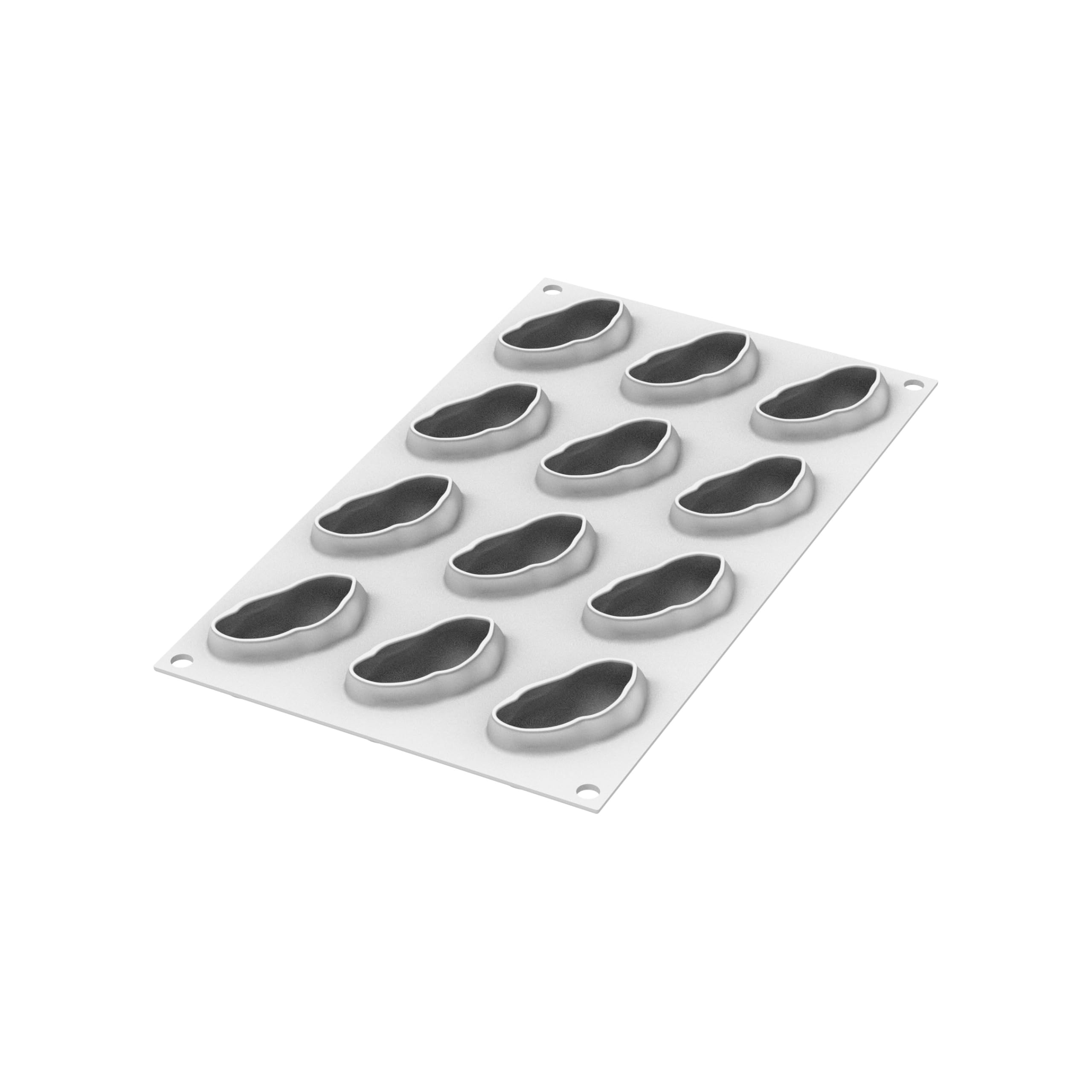 silikomart Pack Moldes de Silicona Postres 3 Formas 30 ml